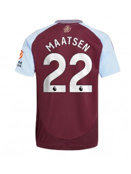 Aston Villa Ian Maatsen #22 Heimtrikot 2024-25 Kurzarm